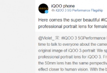 iQOO 3样本图像显示 可看到50毫米人像镜头  